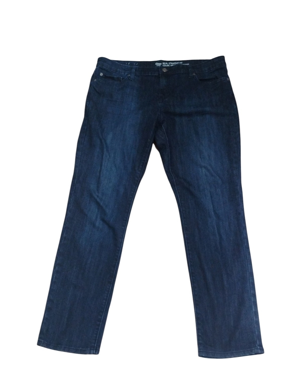 GAP Dark Blue Straight Leg Women's Jeans 14 / 32